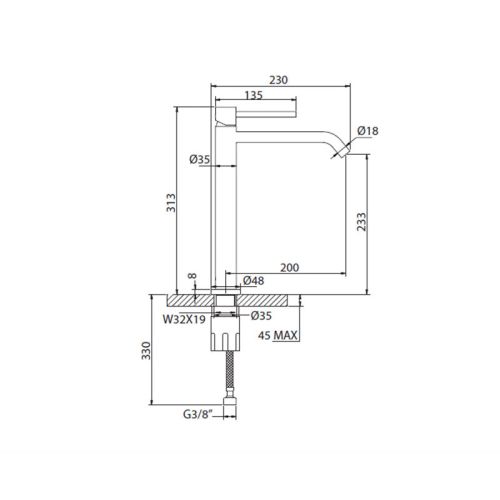 ΜΠΑΤΑΡΙΑ ΚΟΥΖΙΝΑΣ ΧΡΩΜΕ Teorema JABiL 113540